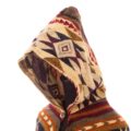 Anden Poncho (Umhang, Überwurf) Alpaka aus Ecuador,,, Dreieck für Frauen.