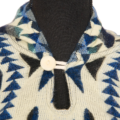 Anden Poncho (Umhang, Überwurf) Alpaka aus Ecuador,,, Unisex, für Männer und Frauen.