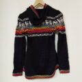 Pullover / Jacke Alpaka aus Peru für Damen mit Reißverschluss und 2 Taschen