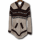 Leichter Poncho-Pullover aus den Anden Südamerikas. Ein modischer Mix aus Poncho und Pullover