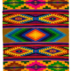 Teppich / Wandbehang Azteke, 100% Schafwolle, Ethnisches Design, handgefertigt, portofrei in DE