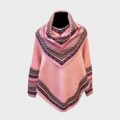 Poncho (Umhang, Überwurf) Alpaka mit Rollkragen und Ärmeln. Eine einzigartig modische wie funktionale Serie von Ponchos für die Damenwelt.